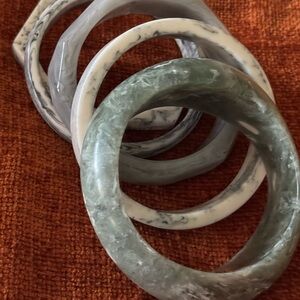Set of Marble Patterned Bangles